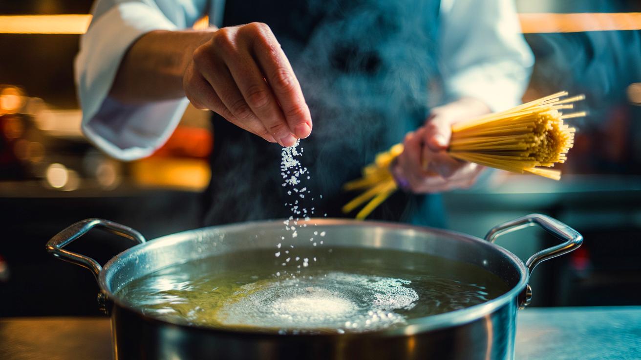 Why adding salt before boiling pasta changes everything, according to chefs