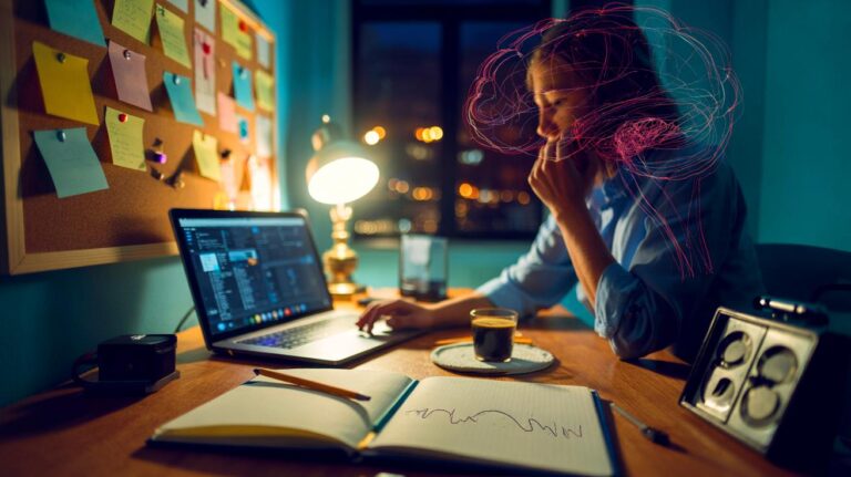 Illustration of why the brain loves unfinished tasks and how to use that bias to beat procrastination